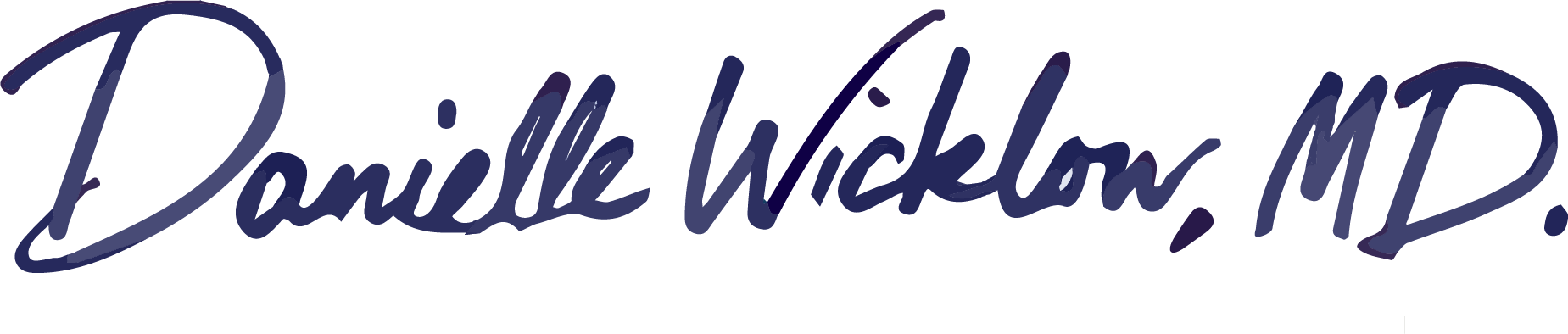 Danielle Wicklow, MD Signature